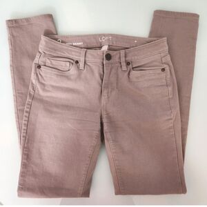 LOFT Tan Skinny Jeans